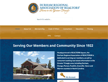 Tablet Screenshot of durhamrealtors.org